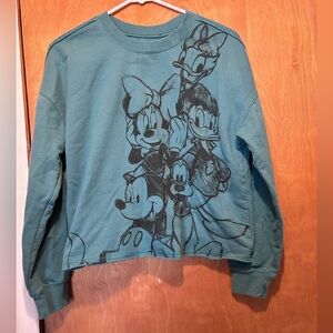 Disney Teal Character Long Sleeve Shirt